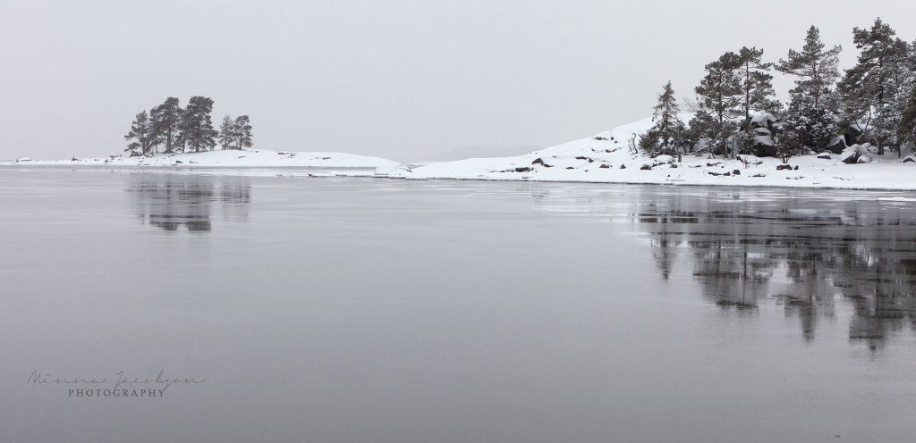 Snowfall in Kopparnäs, Finland. Copyright Minna Jacobson.
