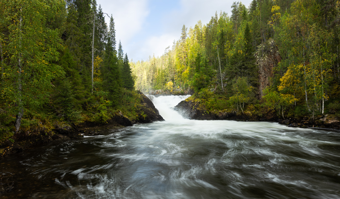 Jyränki waterfalls, Kuusamo. Copyright Minna Jacobson